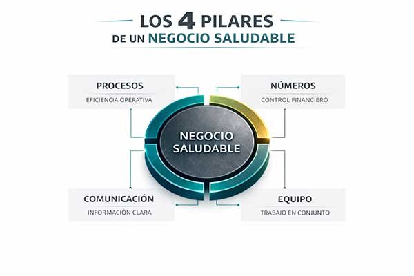 Los cuatro pilares de un negocio saludable. Hernán Gabenara